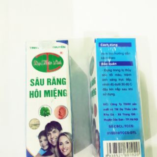 Tinh dầu ra truyền sâu răng hôi miệng Dạ Thảo Liên