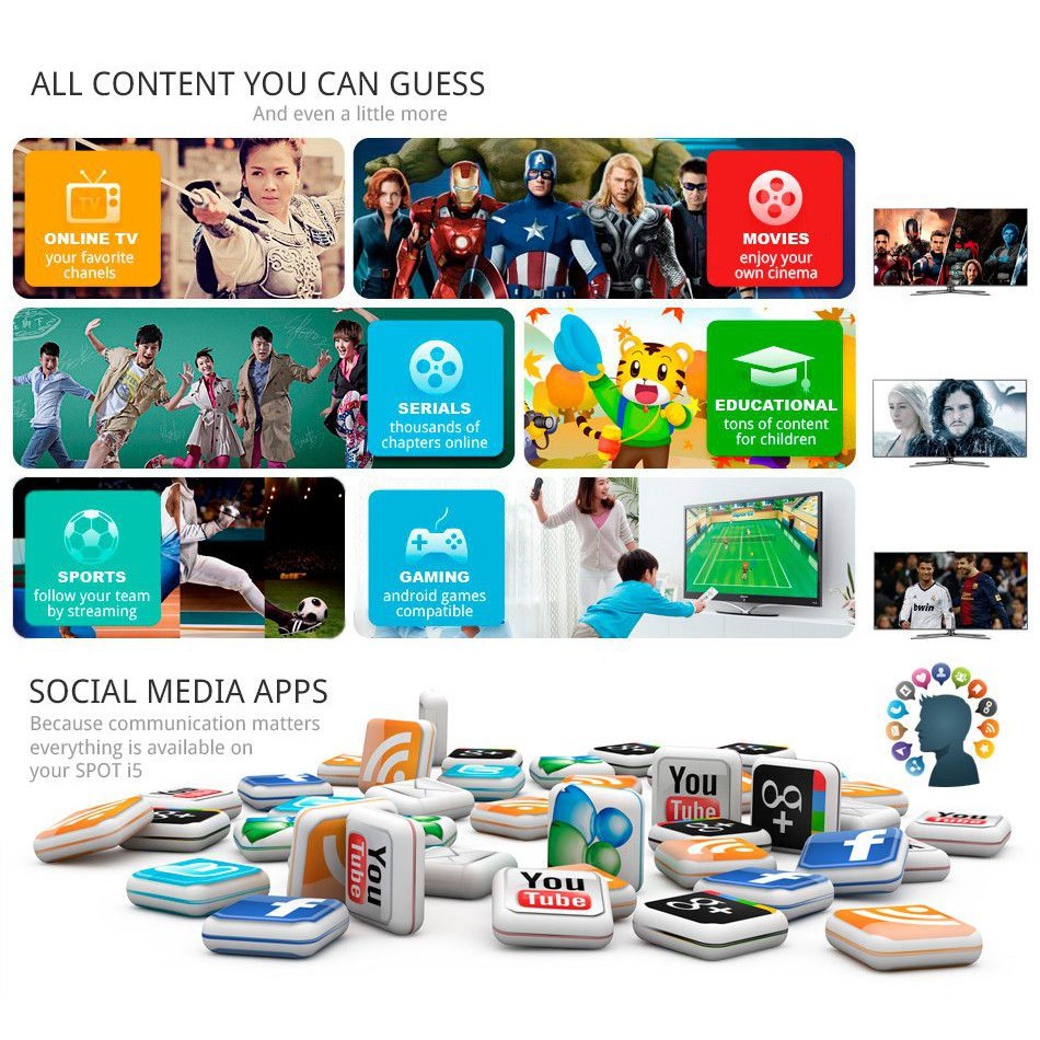 Đầu Tv Box Mxq Pro Tv Box Pre-Install 10000 + + 4k 1gb / 8gb