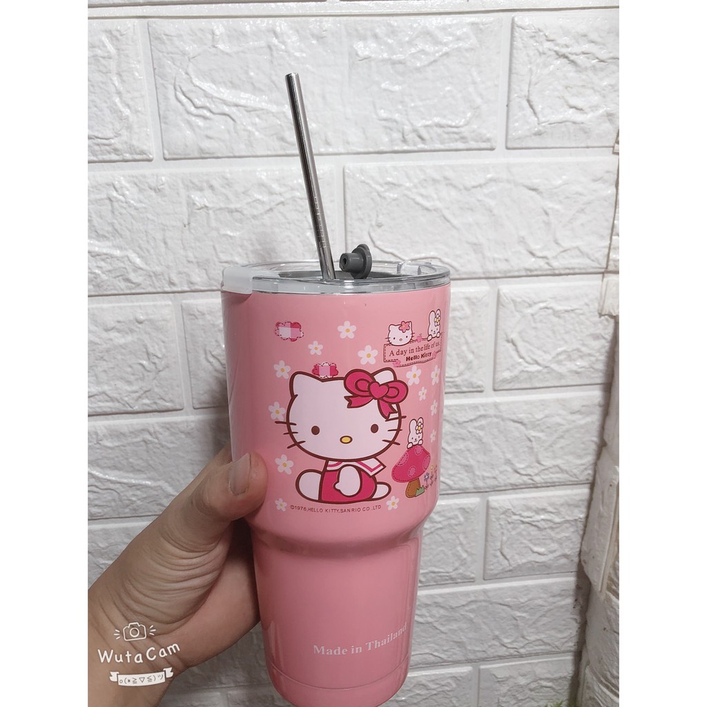 Ly cốc giữ nhiệt kèm ống hút