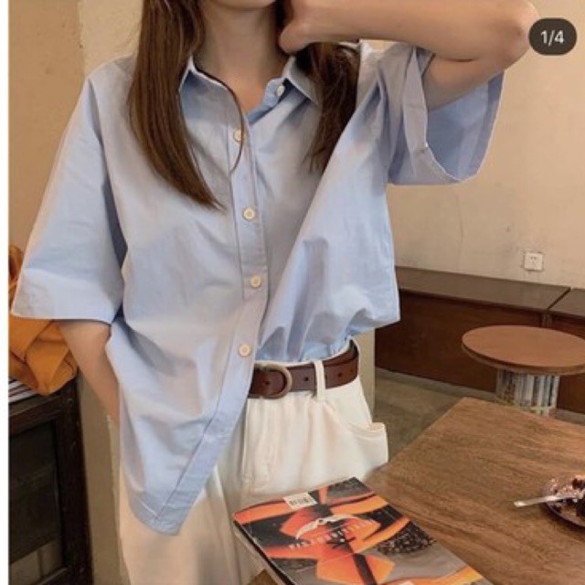 Sm xanh nhạt tay ngắn | BigBuy360 - bigbuy360.vn