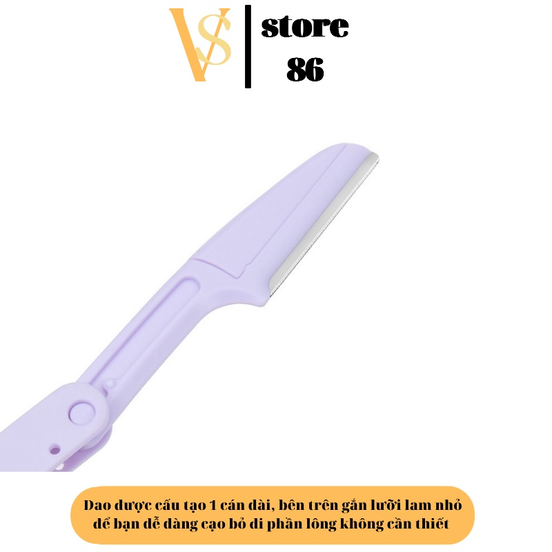 Set 3 Dao Cạo Lông Mày, Chân Mày, Tóc Mái Dành Cho Nữ