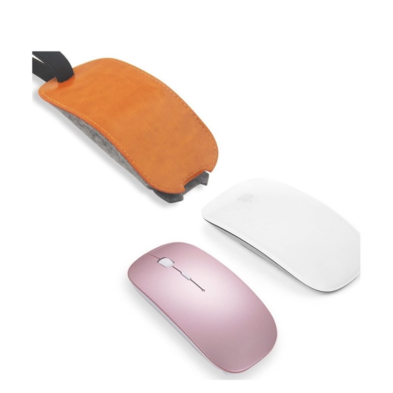 Vỏ bảo vệ chuột Azmall Hộp đựng bằng da PU cao cấp cho Apple Magic Mouse 2 / Mouse / UHURU / Tsmine / ROYSC / SROCKER T3