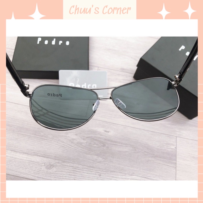 [Fullbox] Mắt kính mát nam nữ thời trang pedro, làm quà tặng siêu sang