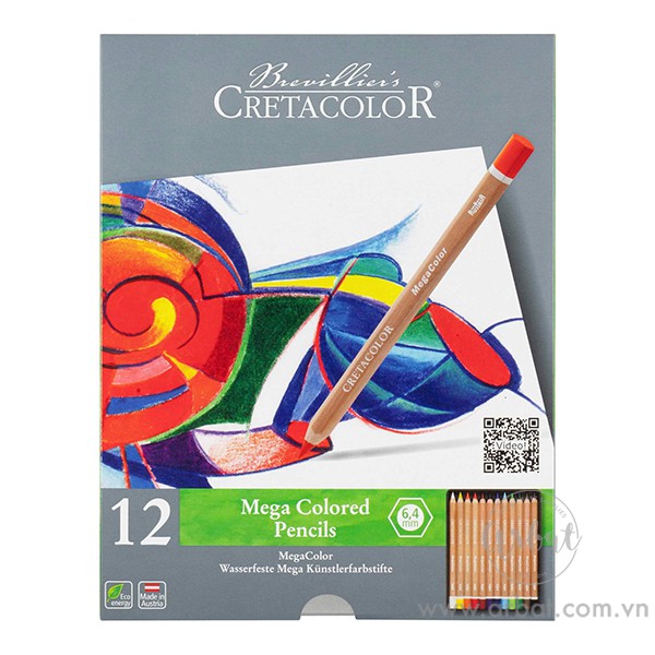 [ARBAT] Set chì màu Cretacolor Megacolor