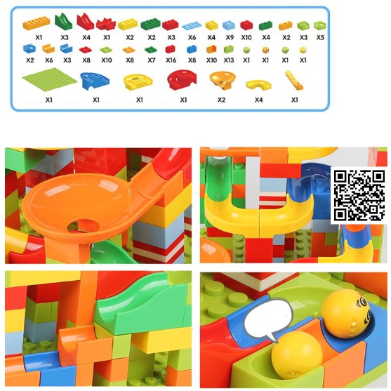 1231 Mô hình tháp lăn bi đồ chơi trẻ em Phát triển trí tuệ cho bé