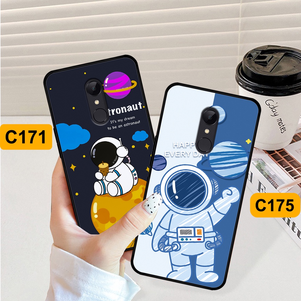 Ốp Xiaomi Redmi Note 4/ Note 4x / Redmi 5 Plus in hình astronaut, phi hành gia vũ trụ hottrend, độc đáo, cá tính.