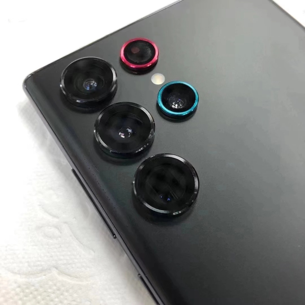 1 Miếng Dán Bảo Vệ Camera Sau Bằng Nhôm Cho Samsung Galaxy S22 Ultra Sansung S22ultra S22U