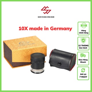 Kính lúp 10X có đèn cao cấp K7175 ( Made in Germany ) - Có Thước Đo