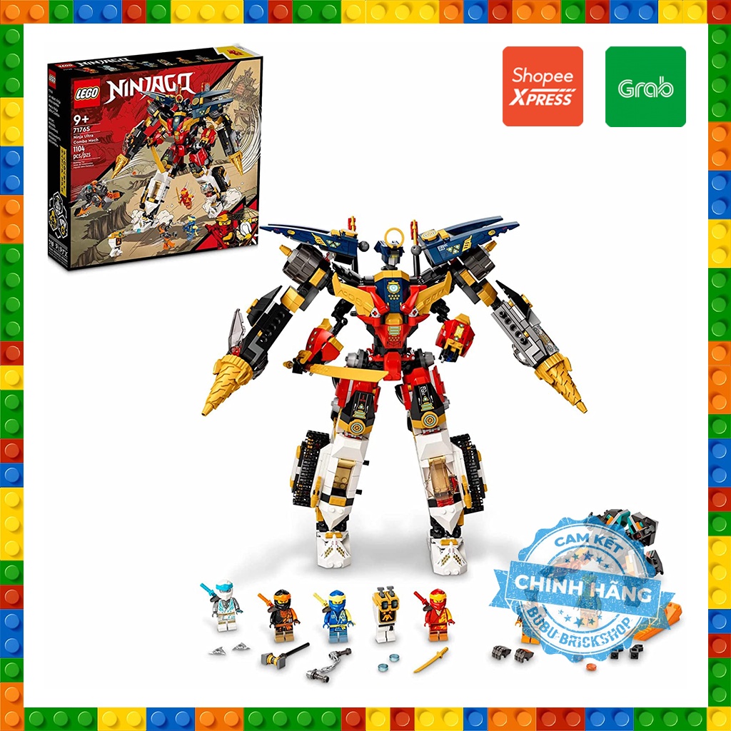 Lego Ninjago 71765 - Ninja Ultra Combo Mech - Bộ xếp hình Lego Robot ninja