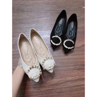 Giày Búp Bê Bệt Khóa chữ C Nữ tính siêu Xinh Giá sập sàn