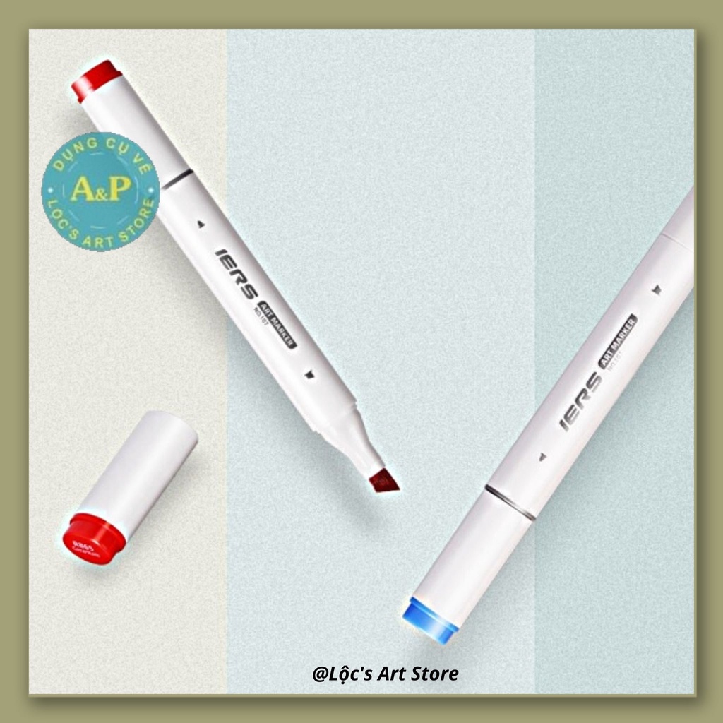 Bộ Bút MARKER IERS 80 Màu Chuyên Nghiệp