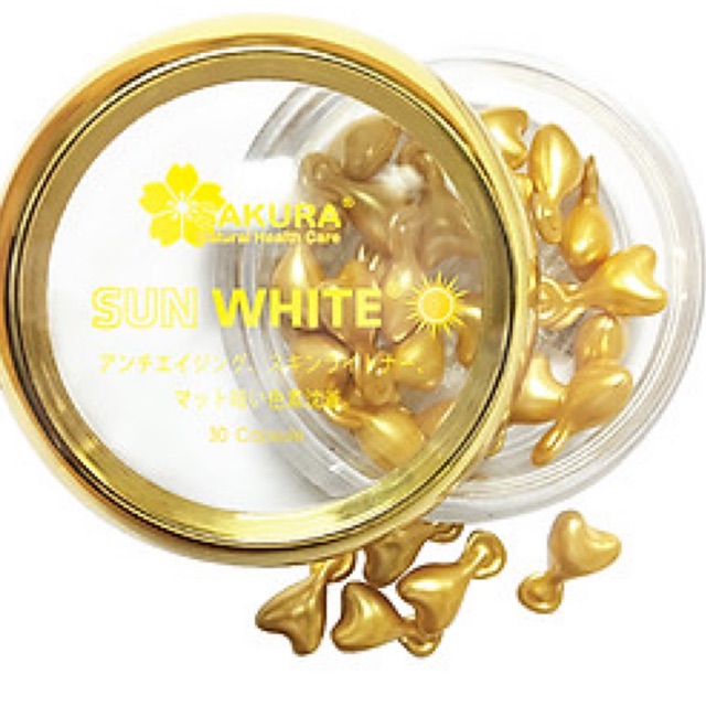 Serum chống nắng, trắng da, mờ thâm nám Sakura Sun white