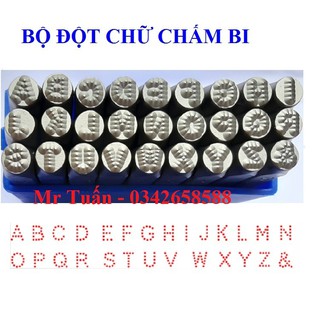 Bộ đóng số và chữ chấm bi 5mm