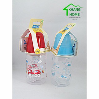 BÌNH SỮA CỔ RỘNG 280ML BABYLOVE - NÚM SIZE M - DÀNH CHO BÉ TỪ 0 THÁNG