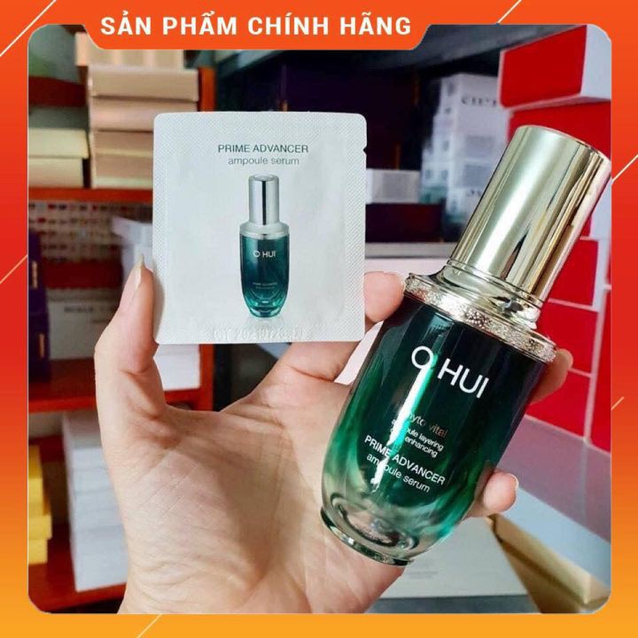 [Chính Hãng Date 2023] Tinh Chất  Ohui Xanh Prime Advancer Ampoule Serum Chống Lão Hoá Căng Bóng Da 1ml