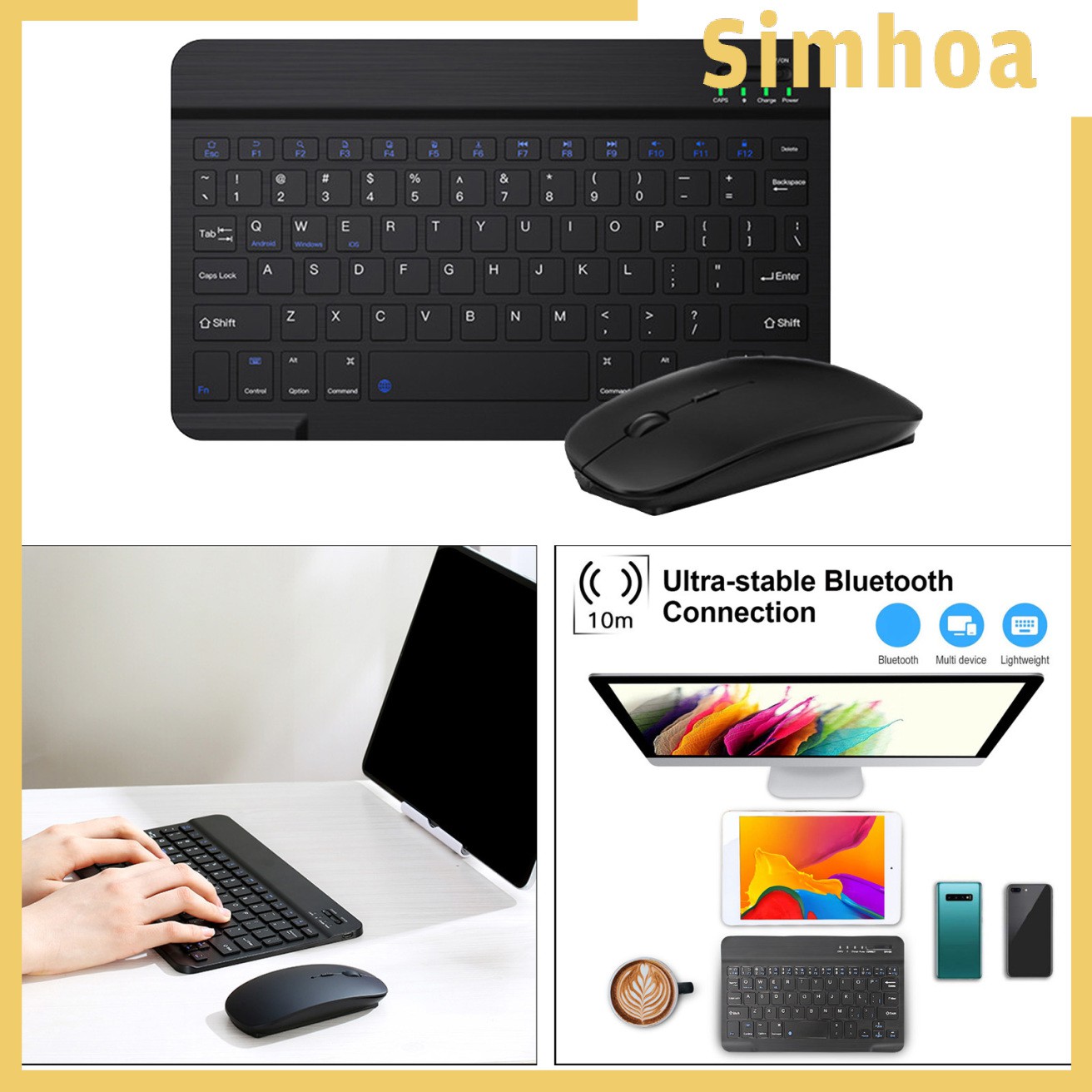 Bộ Bàn Phím Bluetooth 10 &quot;Cho Máy Tính