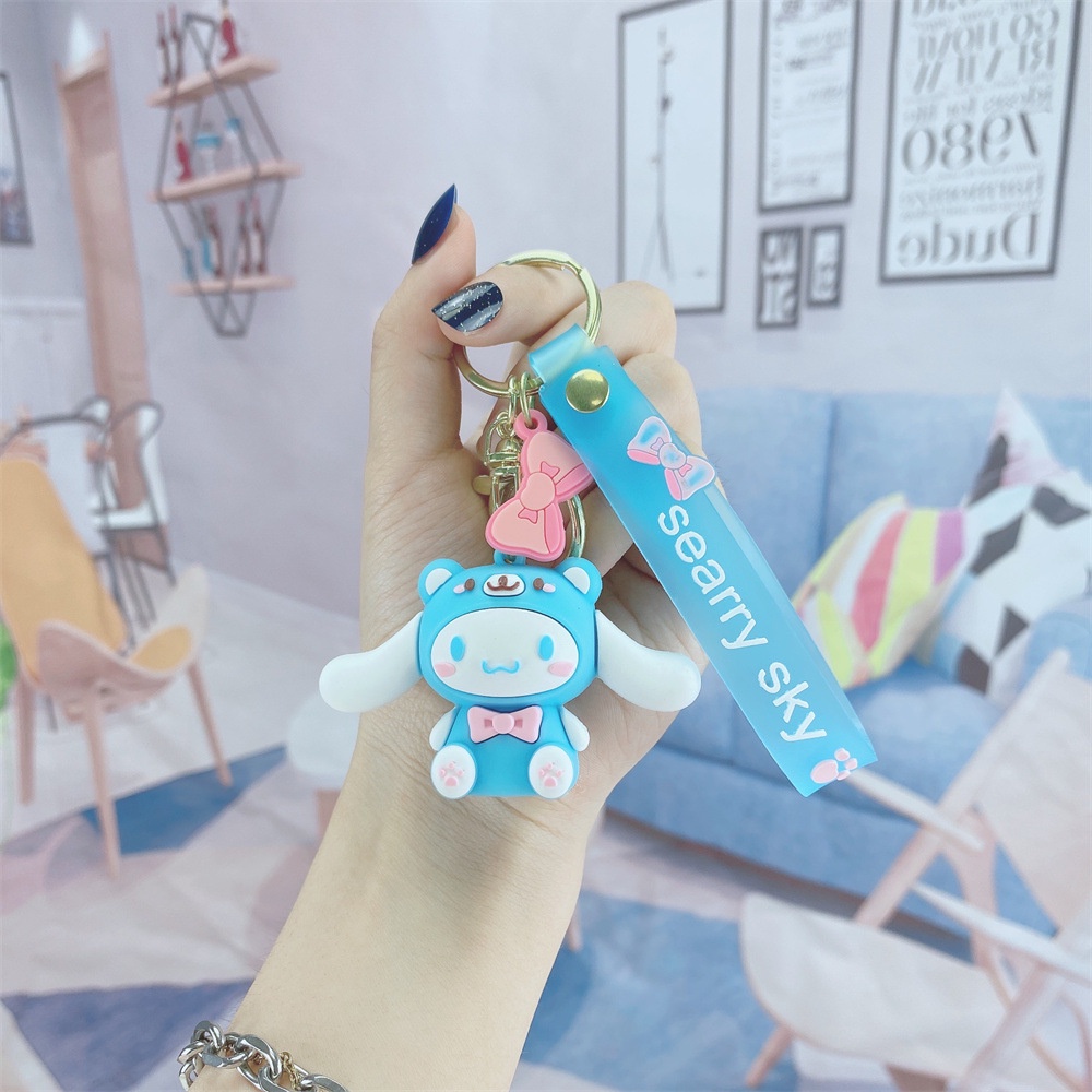 Móc Khóa Hình Búp Bê Hoạt Hình Sanrio Bằng Ngọc Bích Dễ Thương