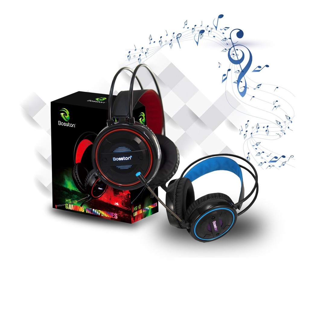 Headphone 7.1 Bosston HS-12 LED (Tai Nghe 7.1 HS-12 Gaming)