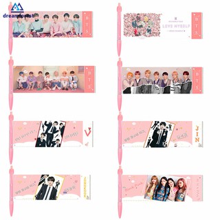 1 Bút Bi Họa Tiết Nhóm Nhạc Bts Dễ Thương