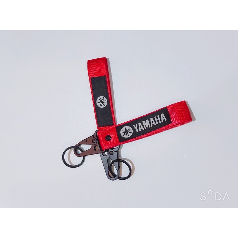 Móc khoá dây cho tất cả hãng xe Honda yamaha .....Móc bằng thép không gỉ , logo vải thêu