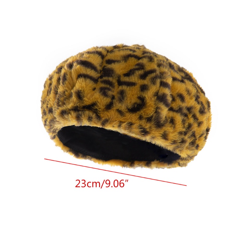 Mũ Giữ Ấm Chống Dị Ứng In Họa Tiết Da Báo Cổ Điển Tuyệt Vời Cho Bé