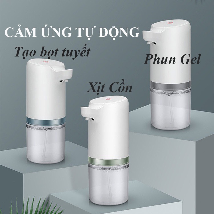 Bình Xịt Cồn Mini Tạo Bọt Cảm Ứng Tự Động Xịt Gel