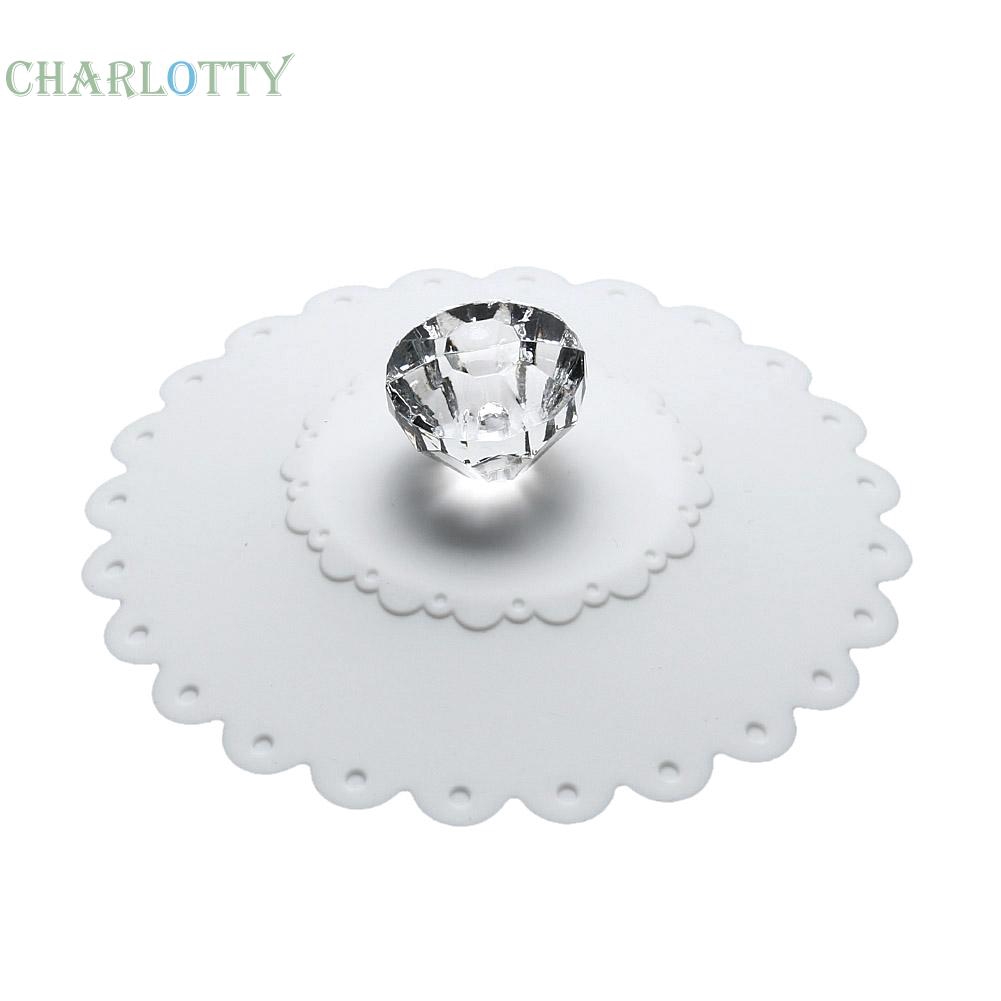 Cha ˇLace Silicone Diamond Cup Lid Thermal Insulation Cup Cover