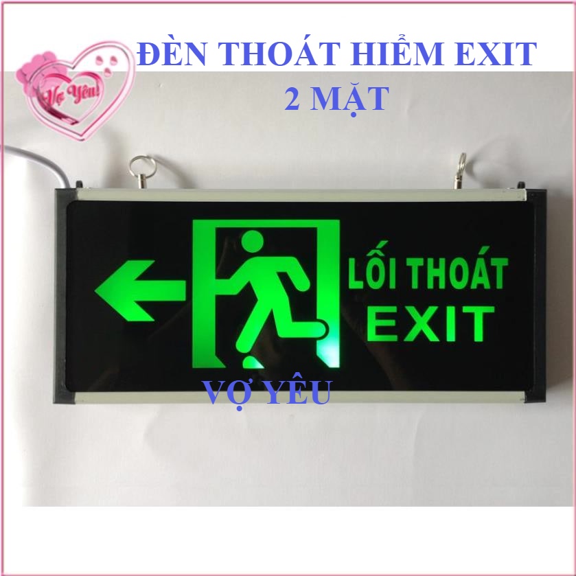 Đèn báo thoát hiểm EXIT khẩn cấp khi có sự cố