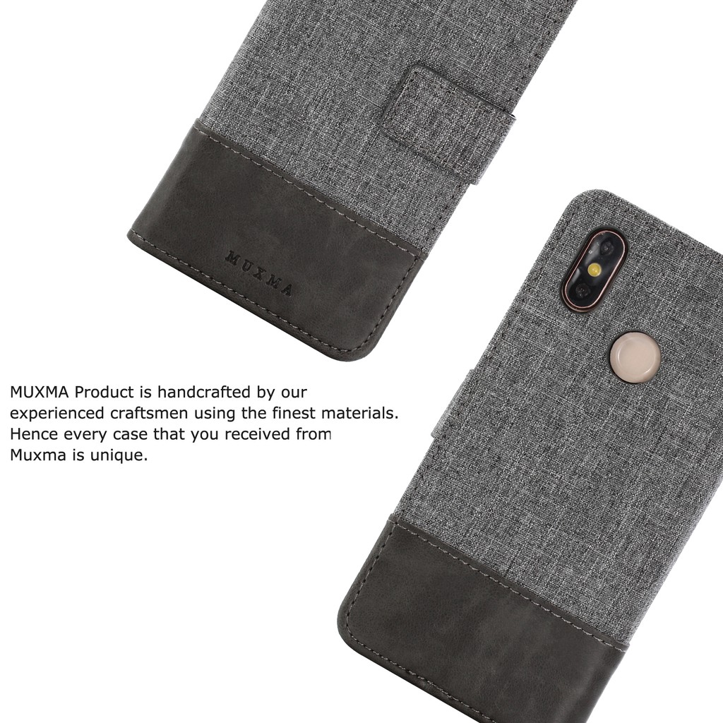 Bao Da Điện Thoại Bằng Pu Có Ngăn Đựng Thẻ Thời Trang Cho Xiaomi Mi 8 / 8 Se / 8 Lite / Pocophone F1