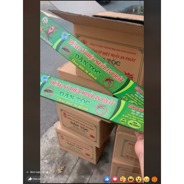 Hương muỗi An Phát an toàn hiêu quả 5 hộp(150que)