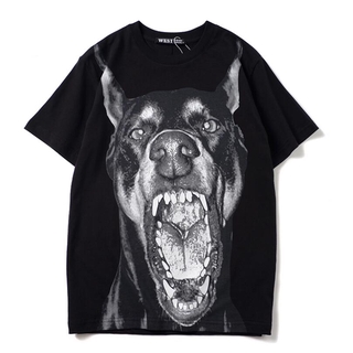 Áo thun tay ngắn in hình chú chó 3D