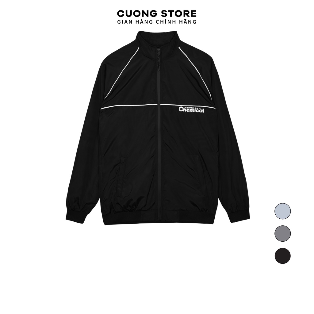 Áo khoác dù unisex cao cấp phối viền phản quang CHEMICAL 2106007-SH 2 lớp, chống nắng, chống tia UV - CUONG STORE