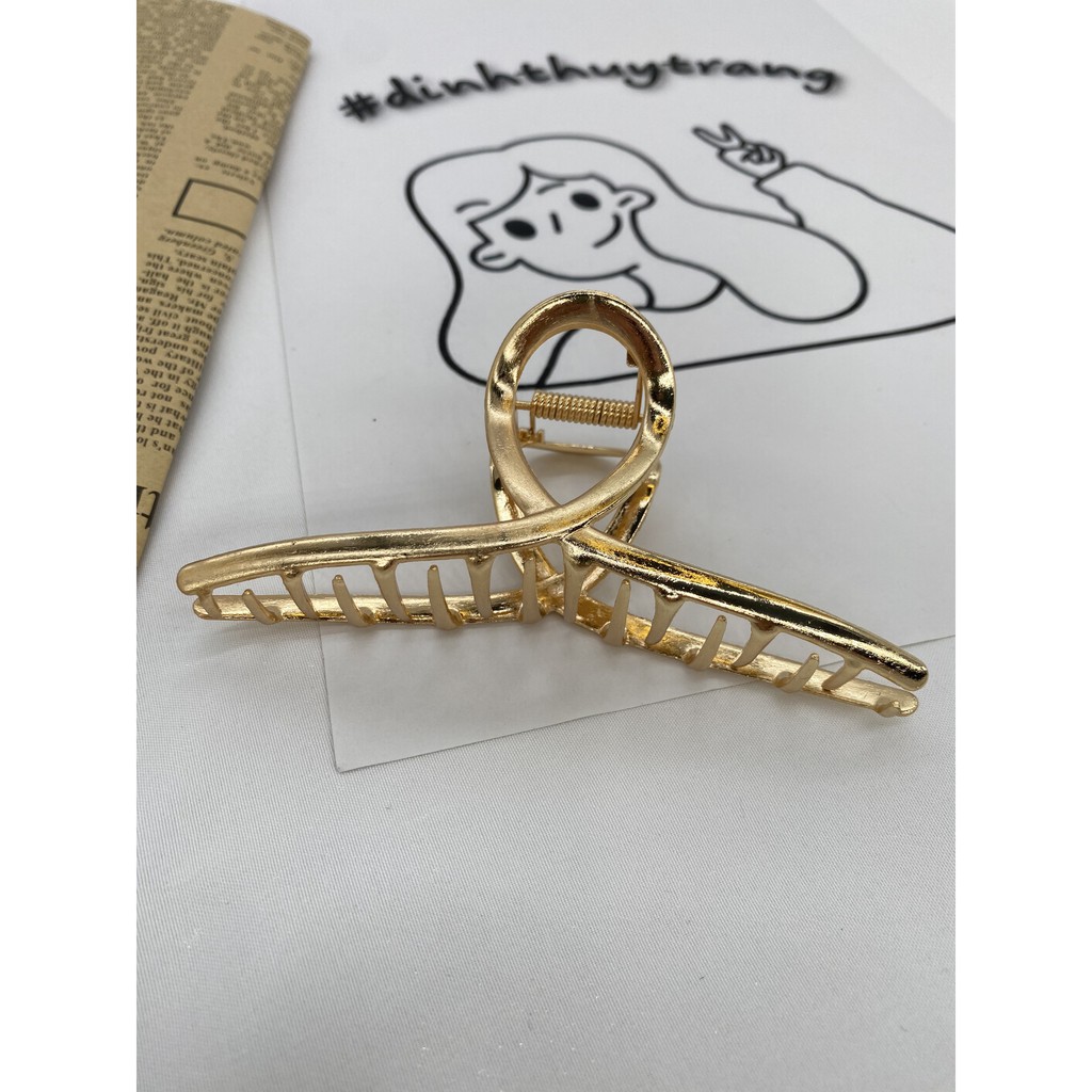 Kẹp Tóc Cỡ Lớn❤️𝙁𝙍𝙀𝙀𝙎𝙃𝙄𝙋❤️Kẹp Càng Cua Sang Chảnh Phong Cách Hàn Quốc