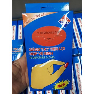 Hộp 100 chiếc găng tay nilon