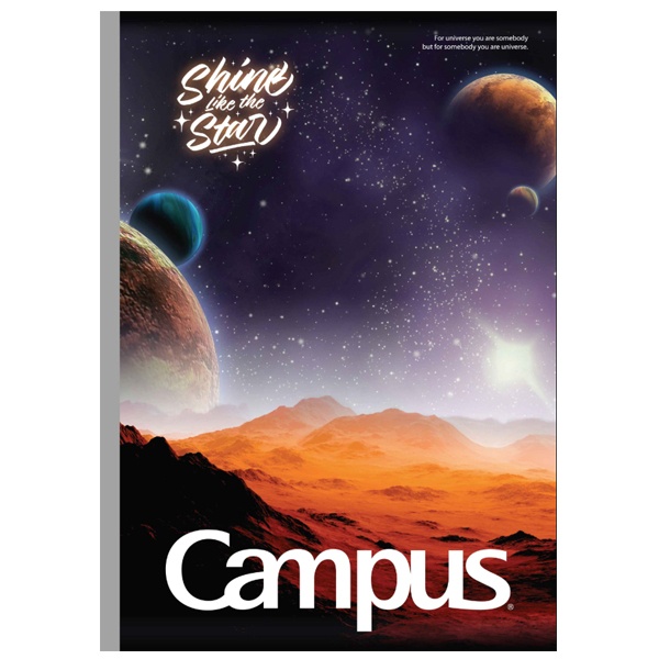 Vở Galaxy B5 Kẻ Ngang Có Chấm 120 Trang ĐL 70g/m2 - Campus NB-BGLX120