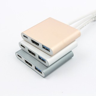 Usb3.1 type-c to hdmi three-in-one type-c to usb type-c to hdmi docking station adapter
