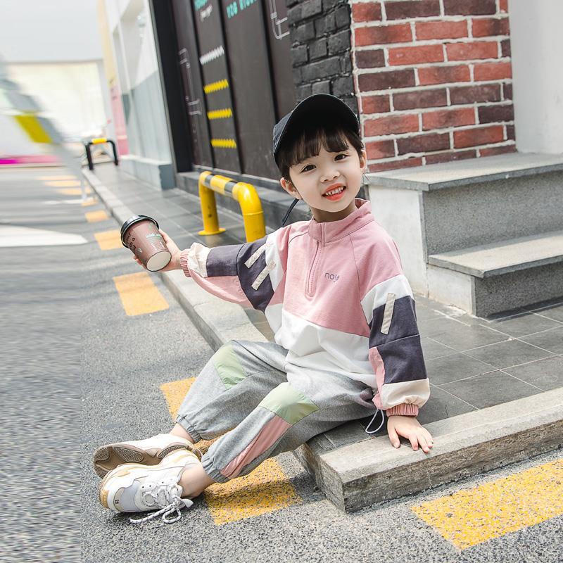 Set Đồ Thể Thao Thiết Kế Mới Thời Trang Mùa Thu Theo Phong Cách Hàn Quốc Dành Cho Bé Gái