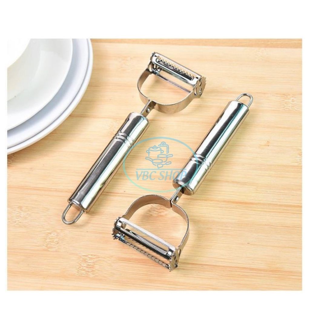 Bộ Dụng Cụ Nạo Củ Quả Bằng Thép Inox Chất Liệu Cao Cấp Không Gỉ, Dụng Cụ Gọt Bào Củ Quả Đa Năng Tiện Dụng