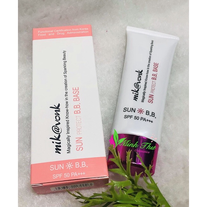 Kem chống nắng dưỡng da Mik@vonk Sun Protect BB Base