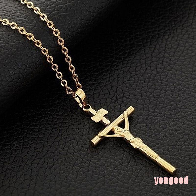 Dây Chuyền Mạ Vàng / Bạc Mặt Chúa Jesus Thời Trang Cho Nam Nữ