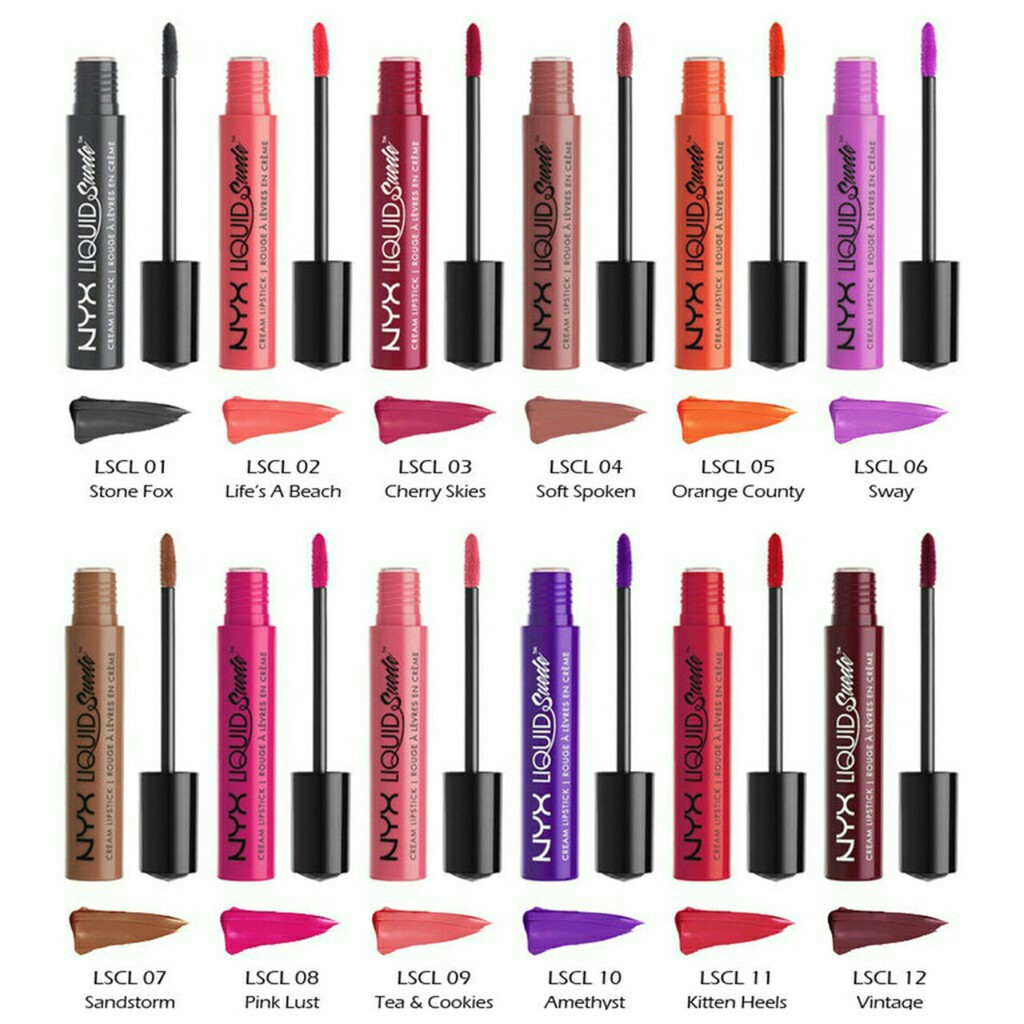 Son kem NYX Liquid Suede Cream Lipstick mềm mại và sánh mịn - VINTAGE ( Đỏ rượu vang )