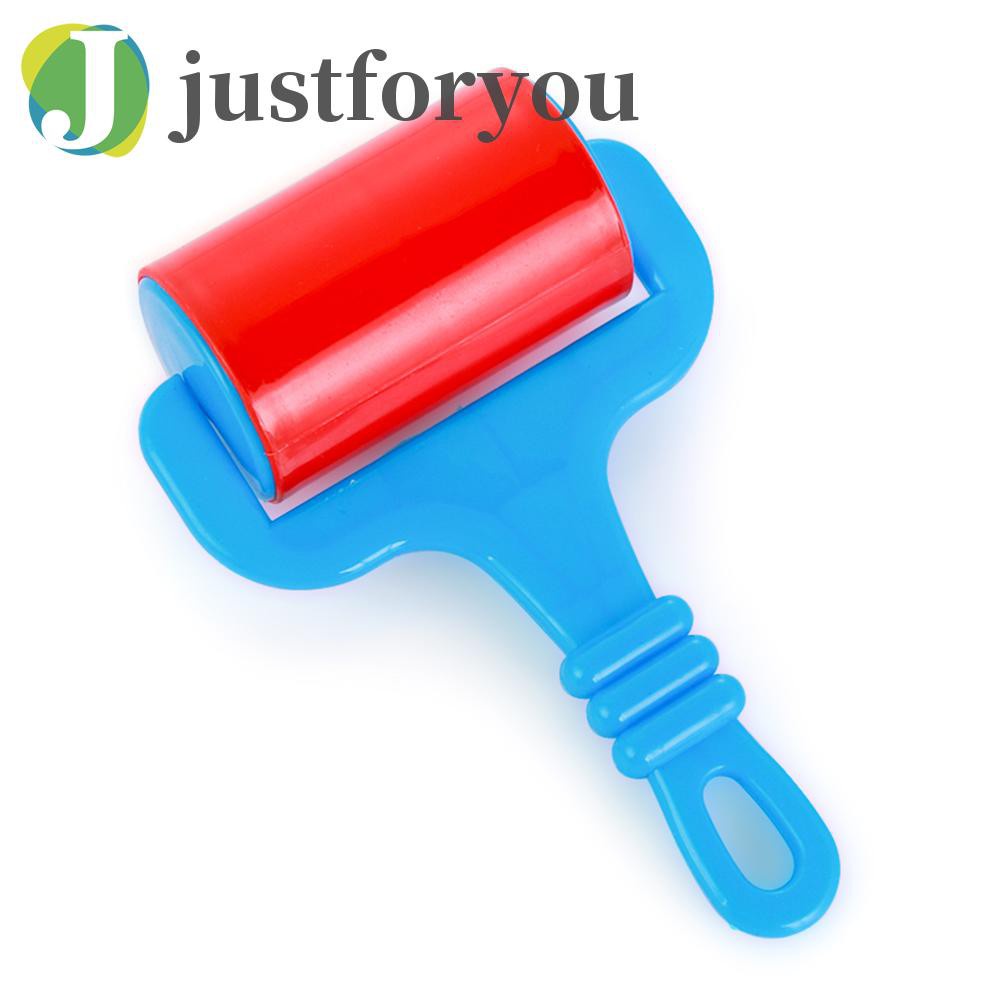 Cây lăn tranh đính đá bằng nhựa màu sắc ngẫu nhiên tiện dụng