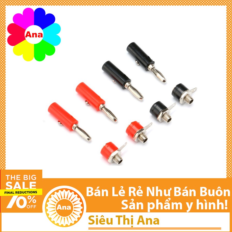 Jack bắp chuối 4mm Jack Bắp Chuối