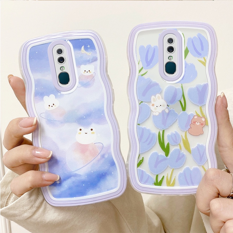 ốp lưng oppo F11 Ốp Điện Thoại Dẻo Trong Suốt Họa Tiết Hoạt Hình Dễ Thương Cho OPPO F11