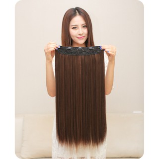 Tóc Giả Thẳng Cao Cấp Dài 60 Cm