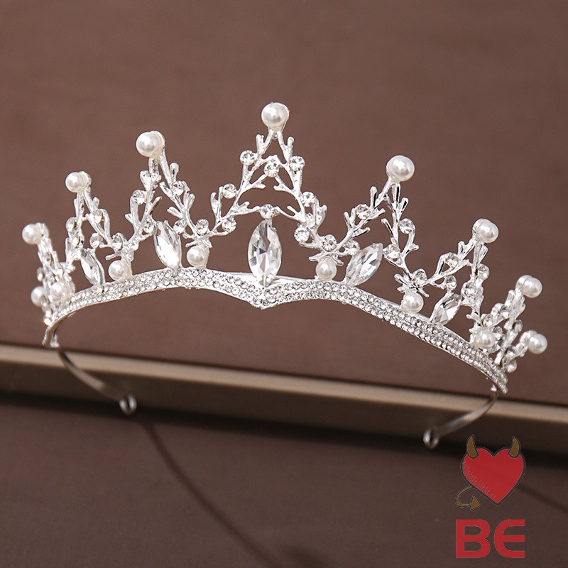 YADORNOS Vương Miện Cài Tóc Hình Vương Miện Đính Đá Lấp Lánh Cho Cô Dâu