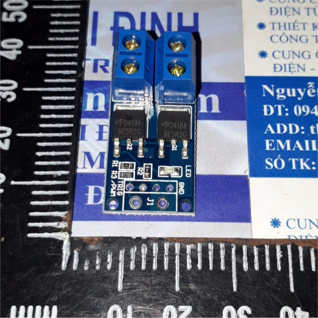 MODULE mạch cầu H PWM điều khiển LED, động cơ... công suất cao kích thước nhỏ D4184 15A 400W 5-36V 0-20Khz kde4686