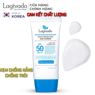 [FreeShip - Chính Hãng] Kem Chống Nắng Lagivado Hàn Quốc (Spf50 - PA+++) Chống trôi, thẩm thấu nhanh và không gây nhờn