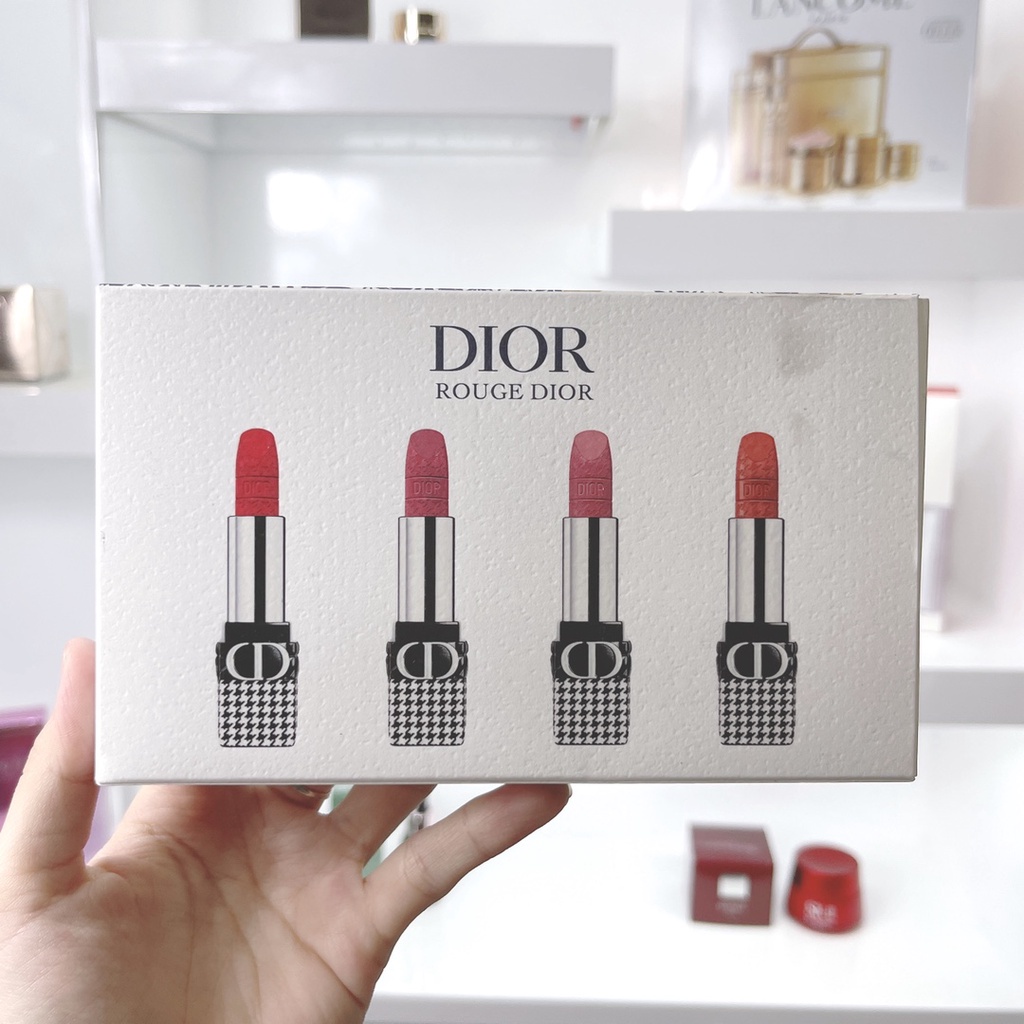 Set 520 Son Môi Dior Kích Thước Mẫu Trang Điểm Cho Nữ