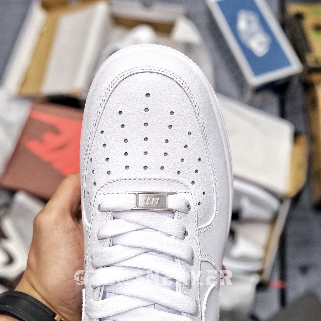 Giày Sneaker Cổ thấp - Best Quality | BC Factory - Air Force 1 All White | AF1